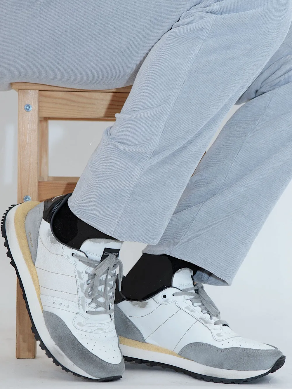 Hidnander Sneaker Tenkei pelle bianca