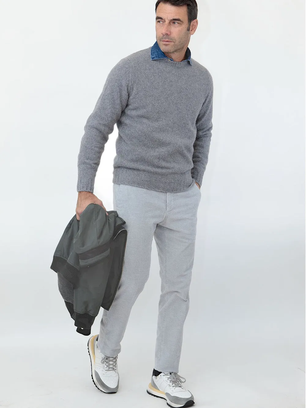 Hidnander Sneaker Tenkei pelle bianca