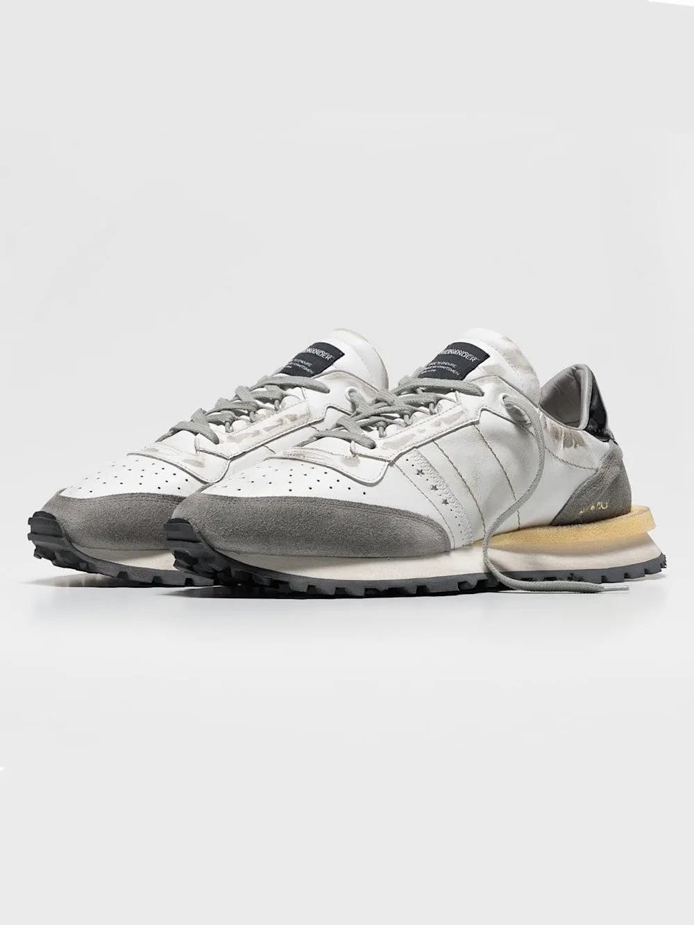 Hidnander Sneaker Tenkei pelle bianca