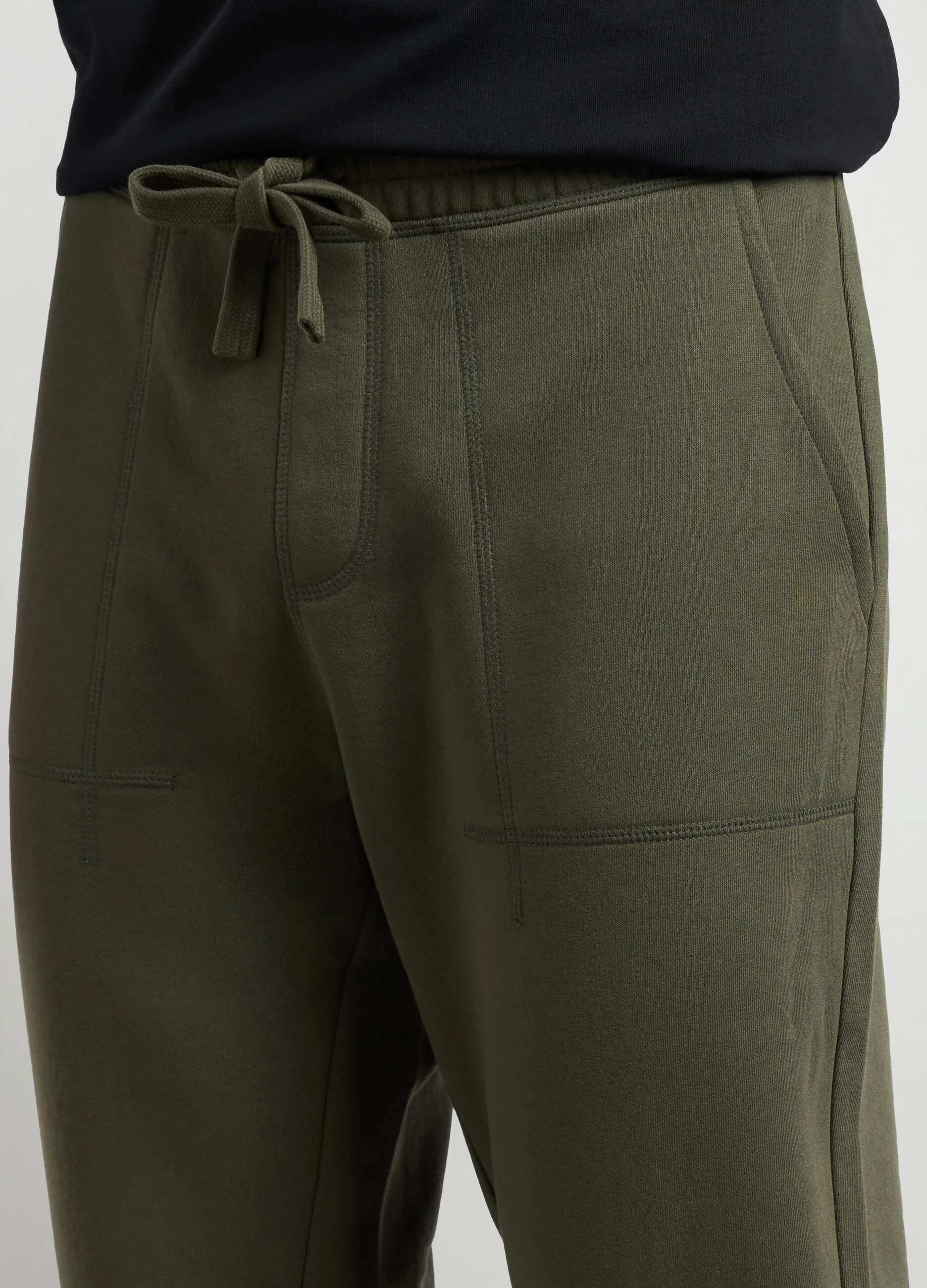 HOLISTIC  Joggers regular fit in felpa di misto cotone uomo