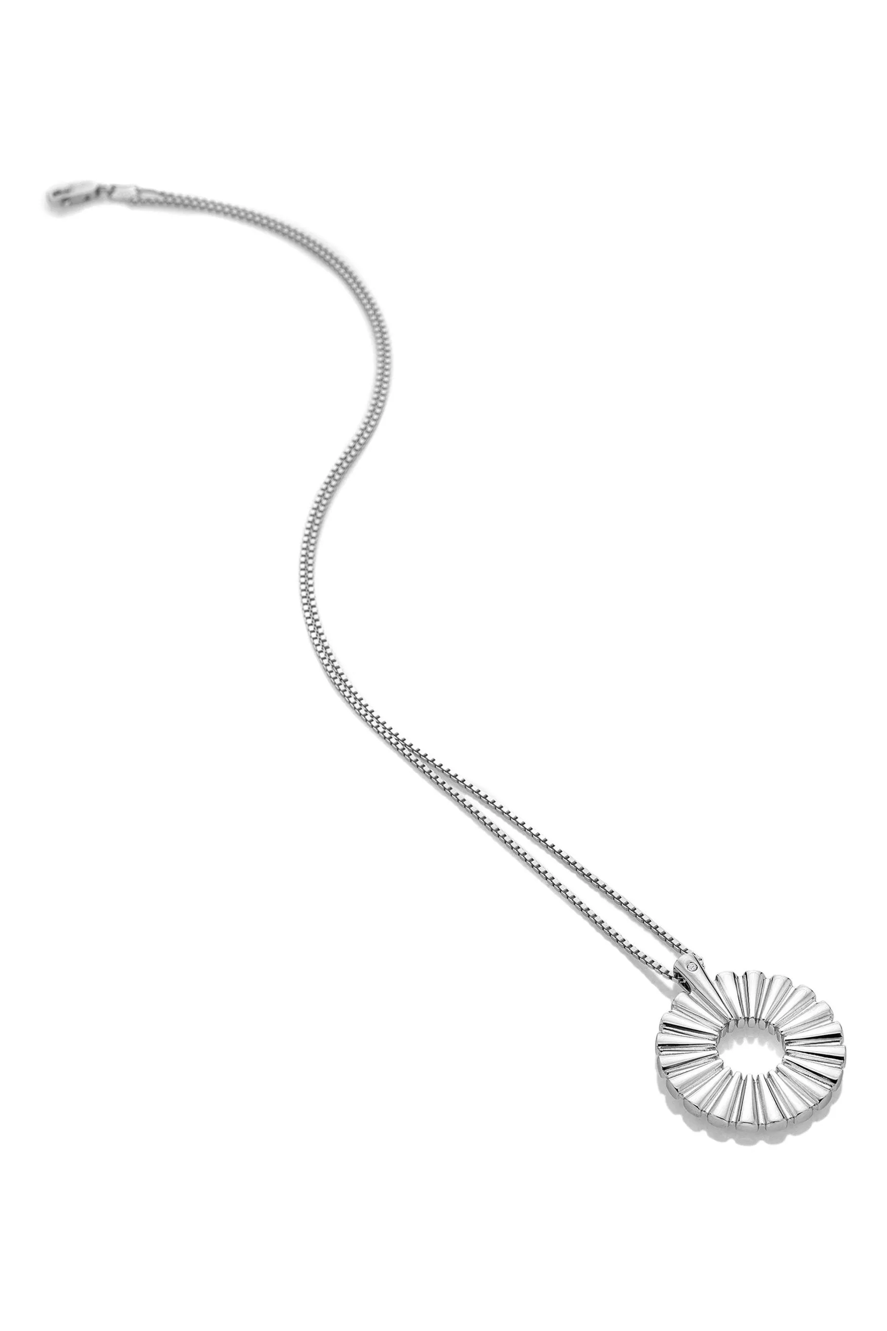 Hot Diamonds Argento - Collana con ciondolo a raggiera