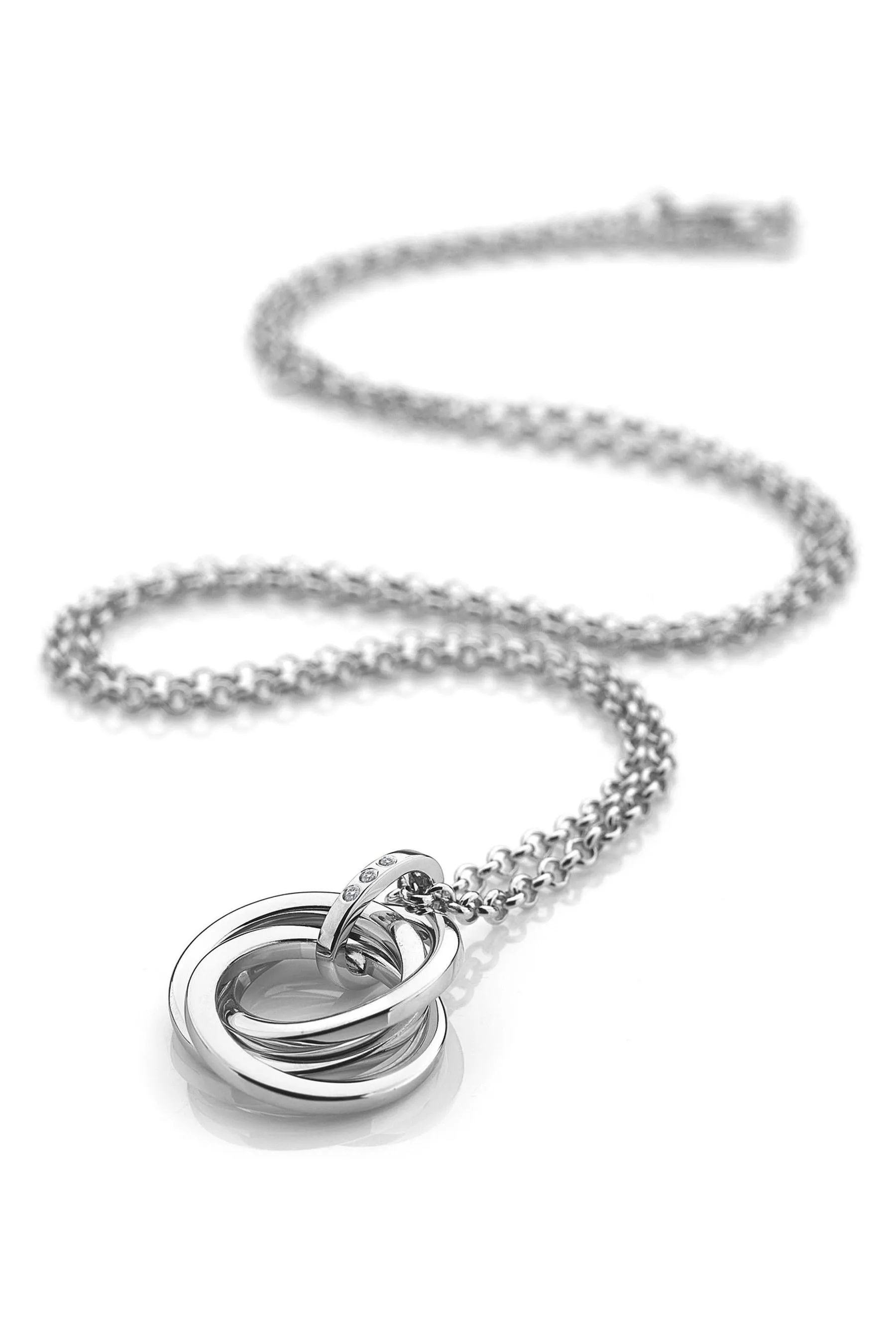 Hot Diamonds Argento - Collana con ciondolo calmo