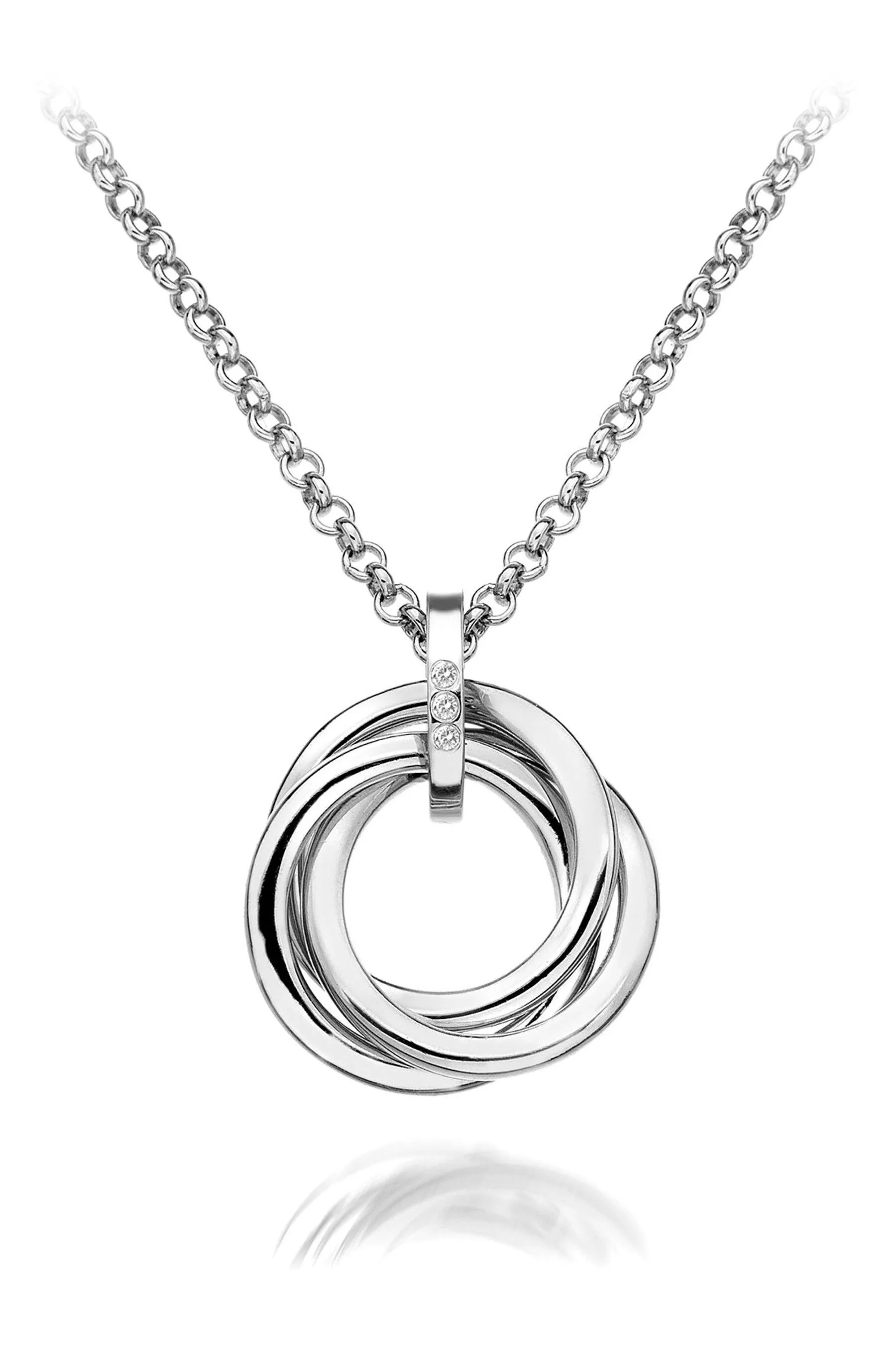 Hot Diamonds Argento - Collana con ciondolo calmo