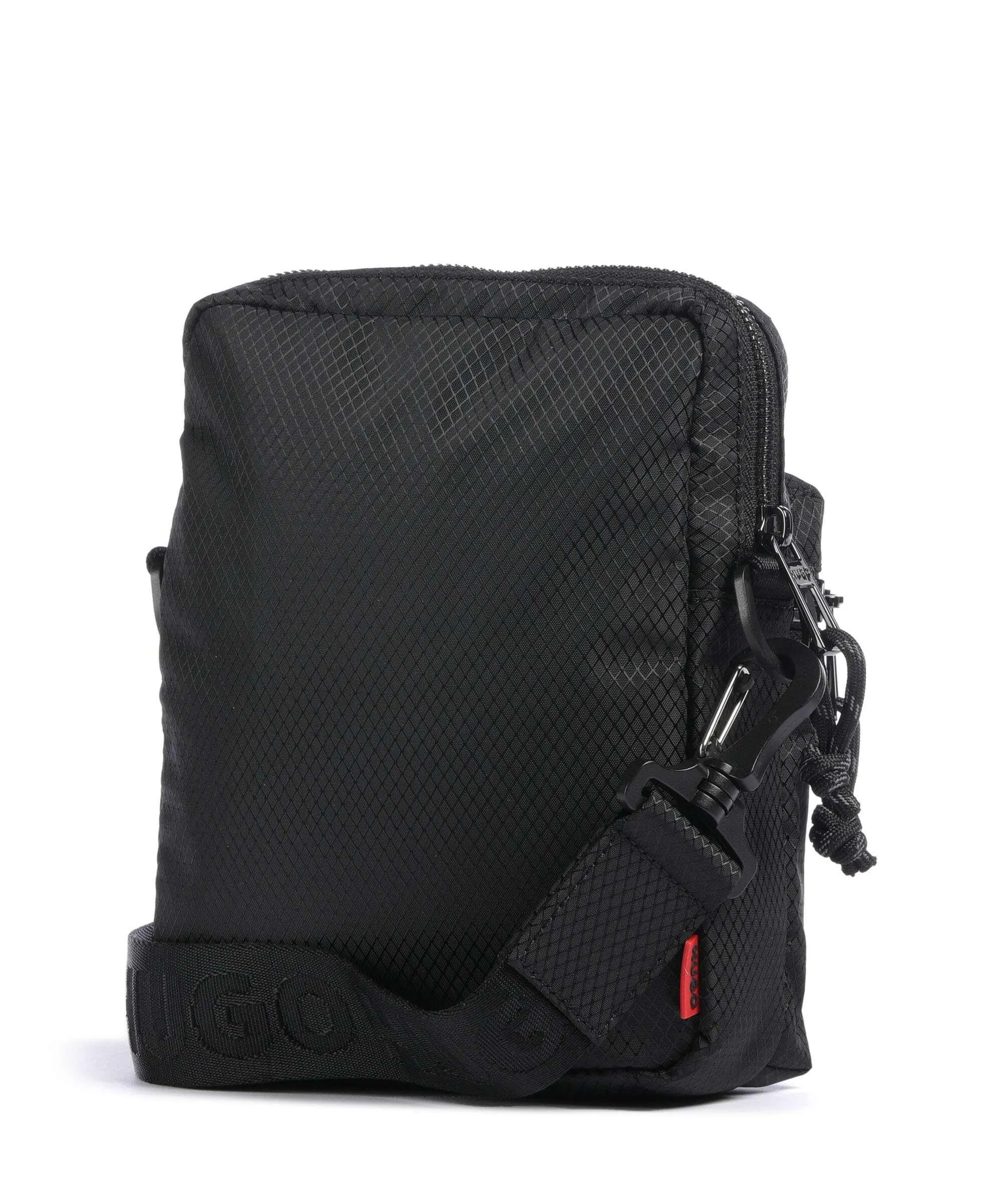  Hugo Malick Borsa a tracolla poliestere riciclato nero  