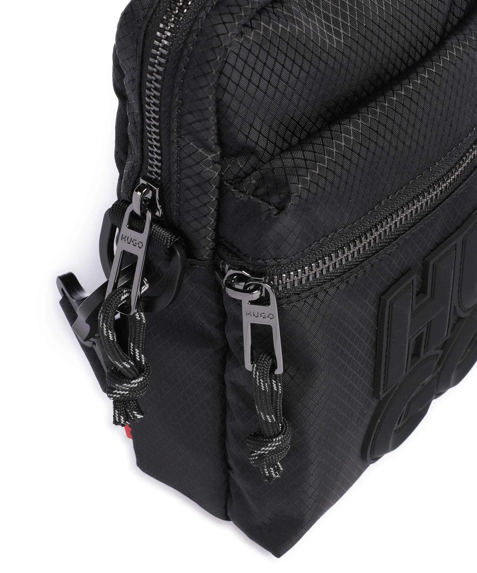  Hugo Malick Borsa a tracolla poliestere riciclato nero  