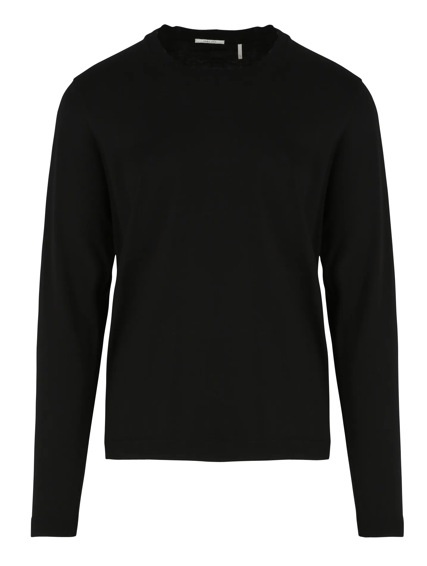  IKKS   T-shirt scollo tondo regular fit in misto cotone | Nero