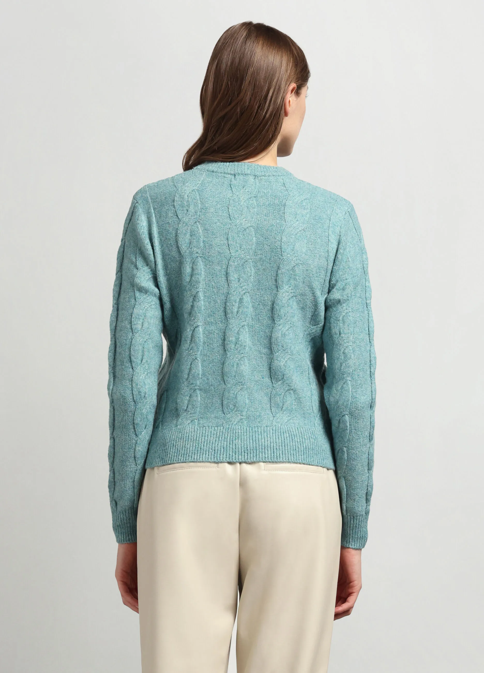 IWIE  Girocollo tricot misto lana donna
