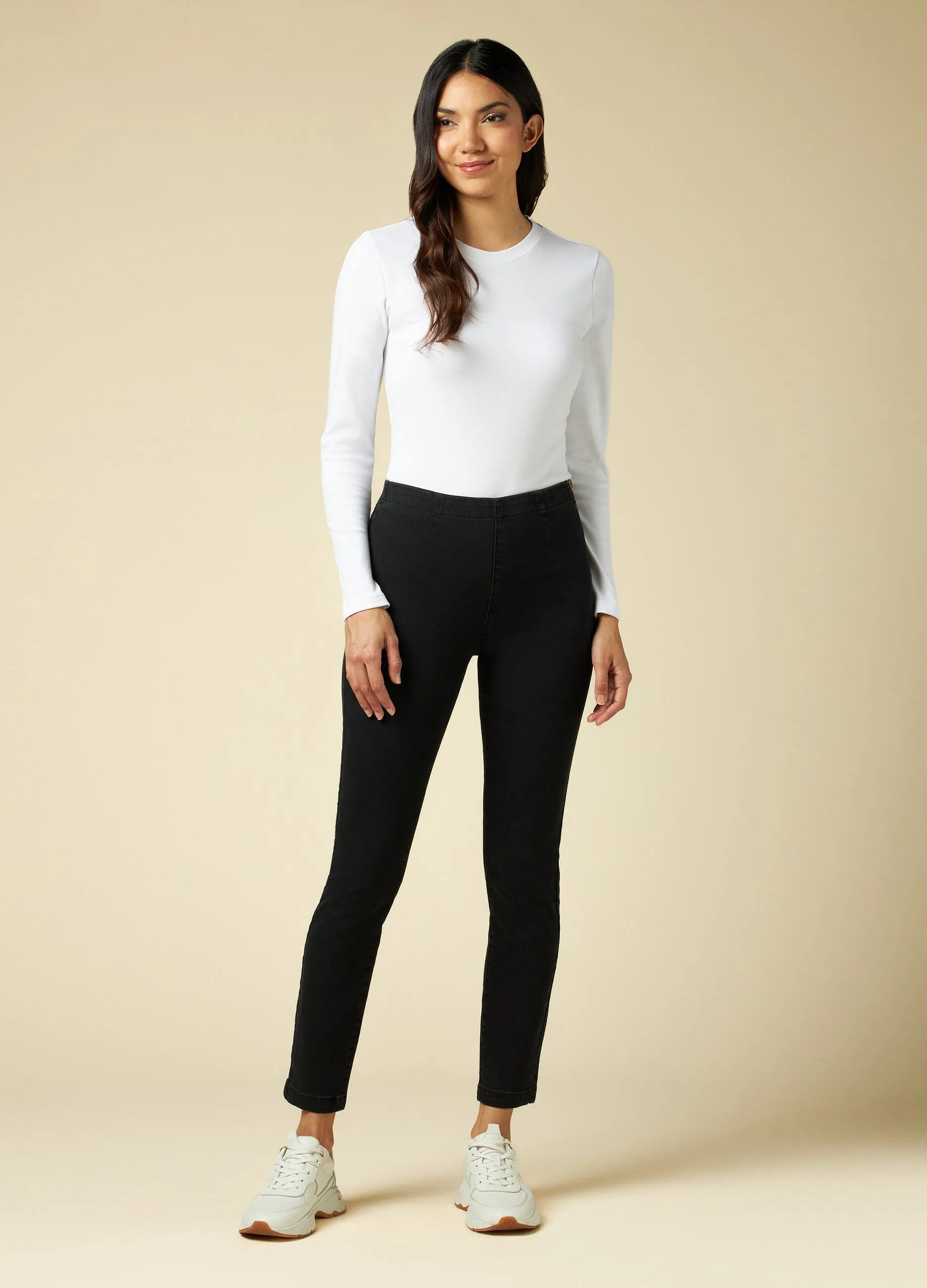 IWIE  Treggings in misto cotone donna