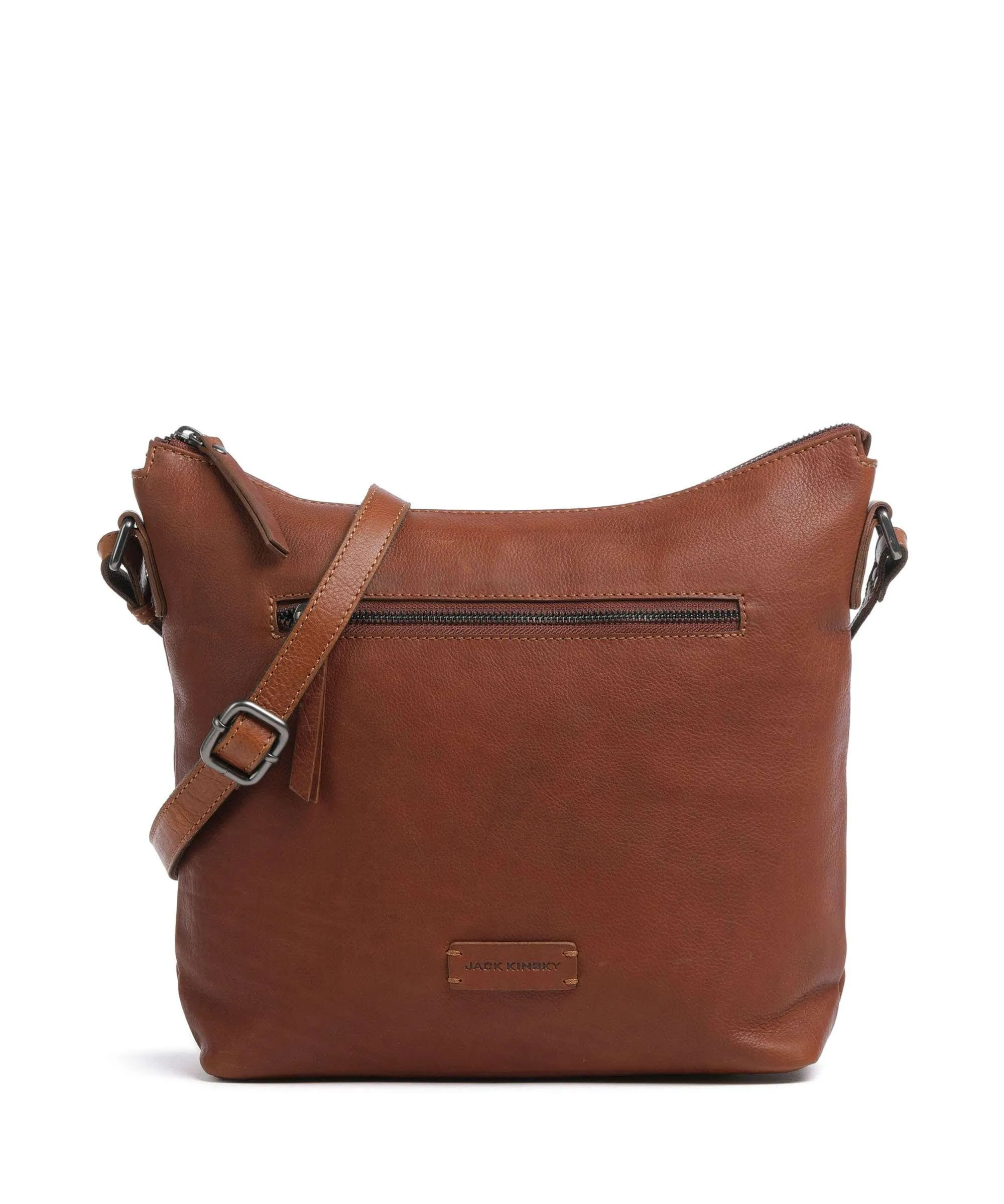  Jack Kinsky Montreal 21N Borsa a tracolla pelle granulata cognac  