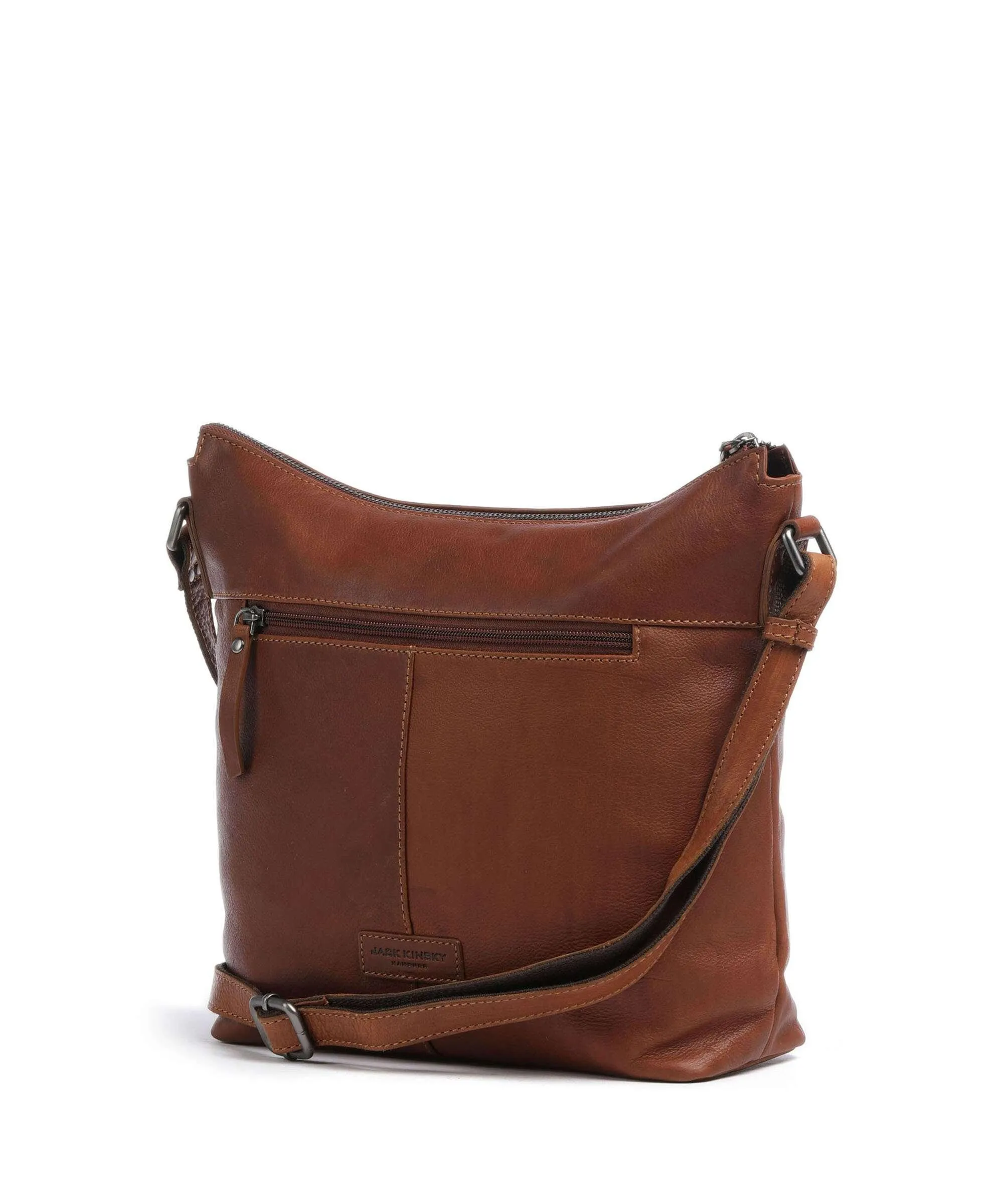  Jack Kinsky Montreal 21N Borsa a tracolla pelle granulata cognac  