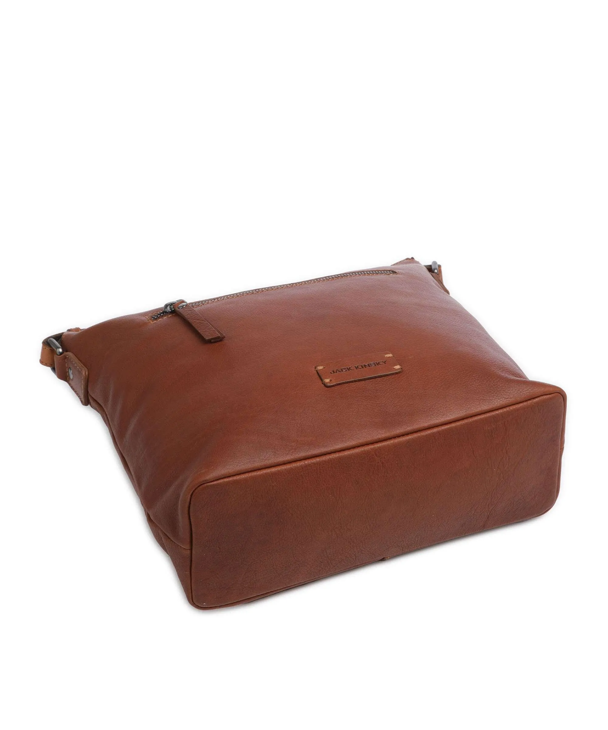  Jack Kinsky Montreal 21N Borsa a tracolla pelle granulata cognac  