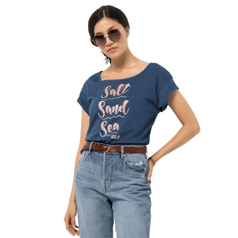 Jack Wolfskin Salt Sand Sea T - T-shirt - Donna