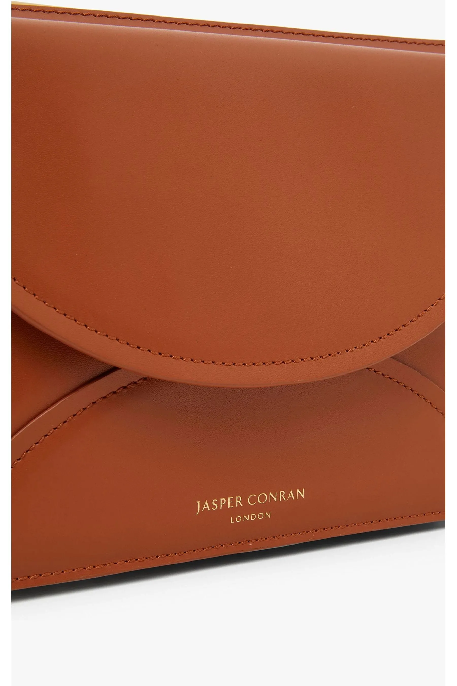 Jasper Conran London Darcey Borsa a tracolla con doppia patta in pelle    