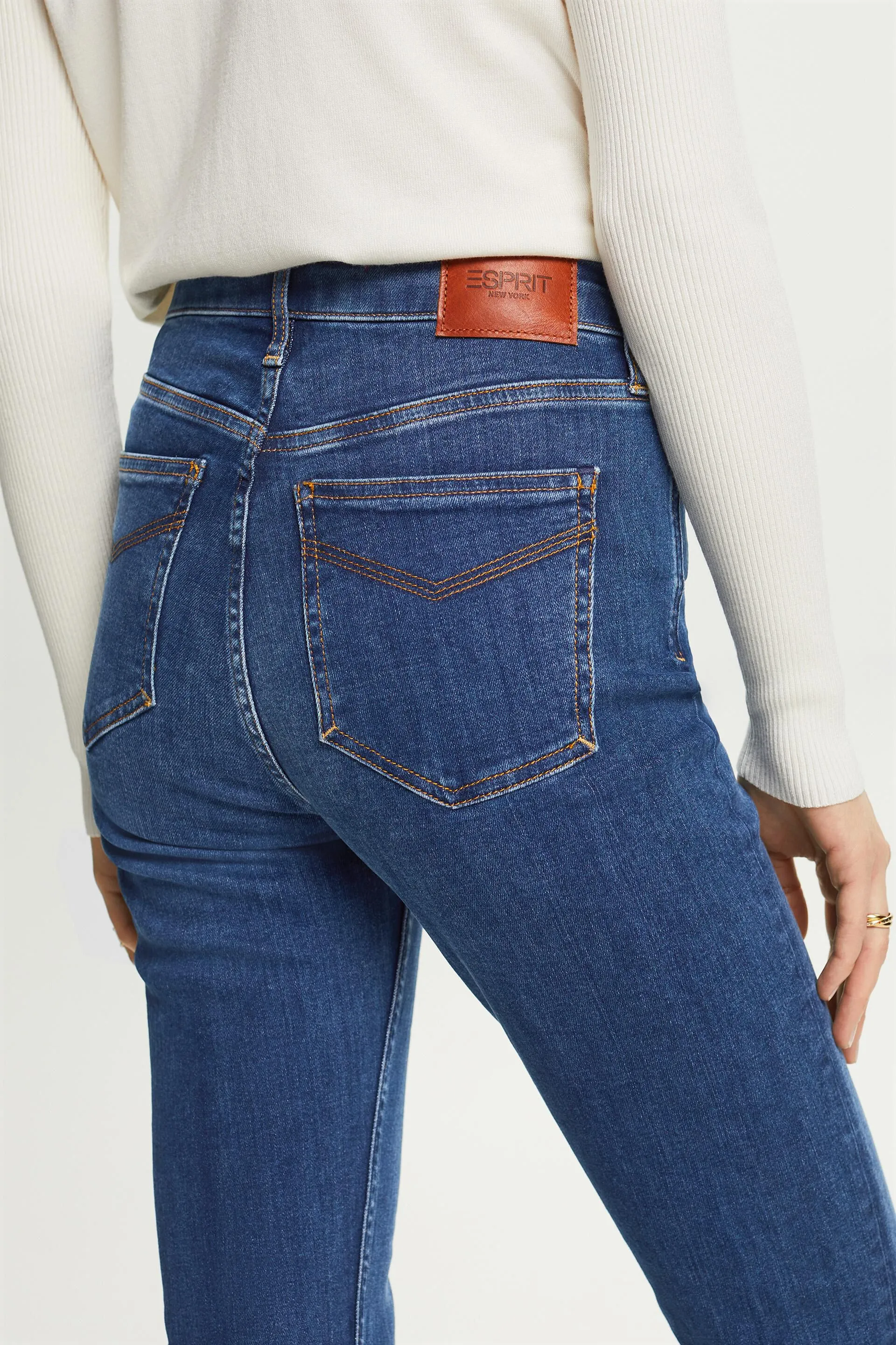 Jeans bootcut premium a vita alta