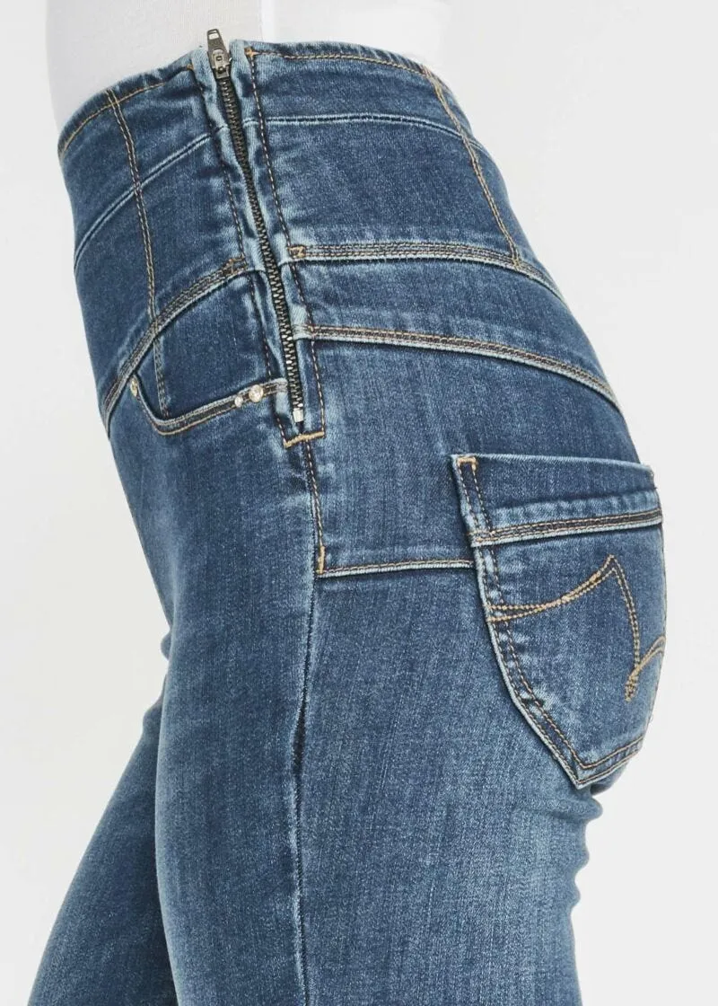 Jeans jeggings a vita alta