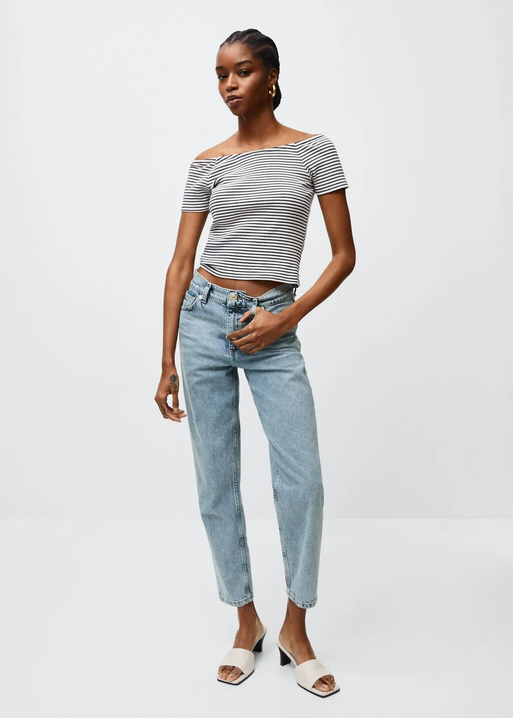 Jeans Mom vita alta