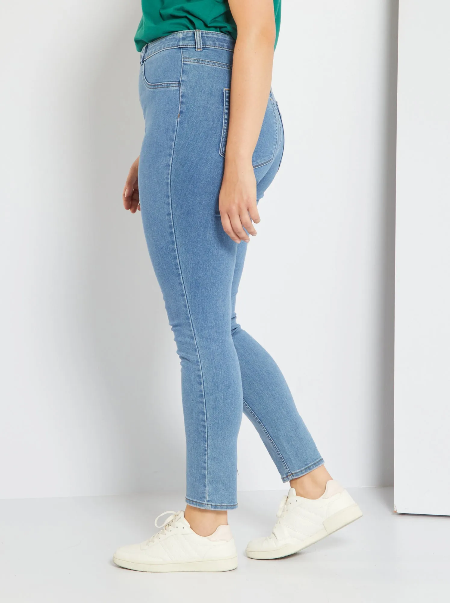 Jeans skinny a vita alta eco-sostenibili - BLU