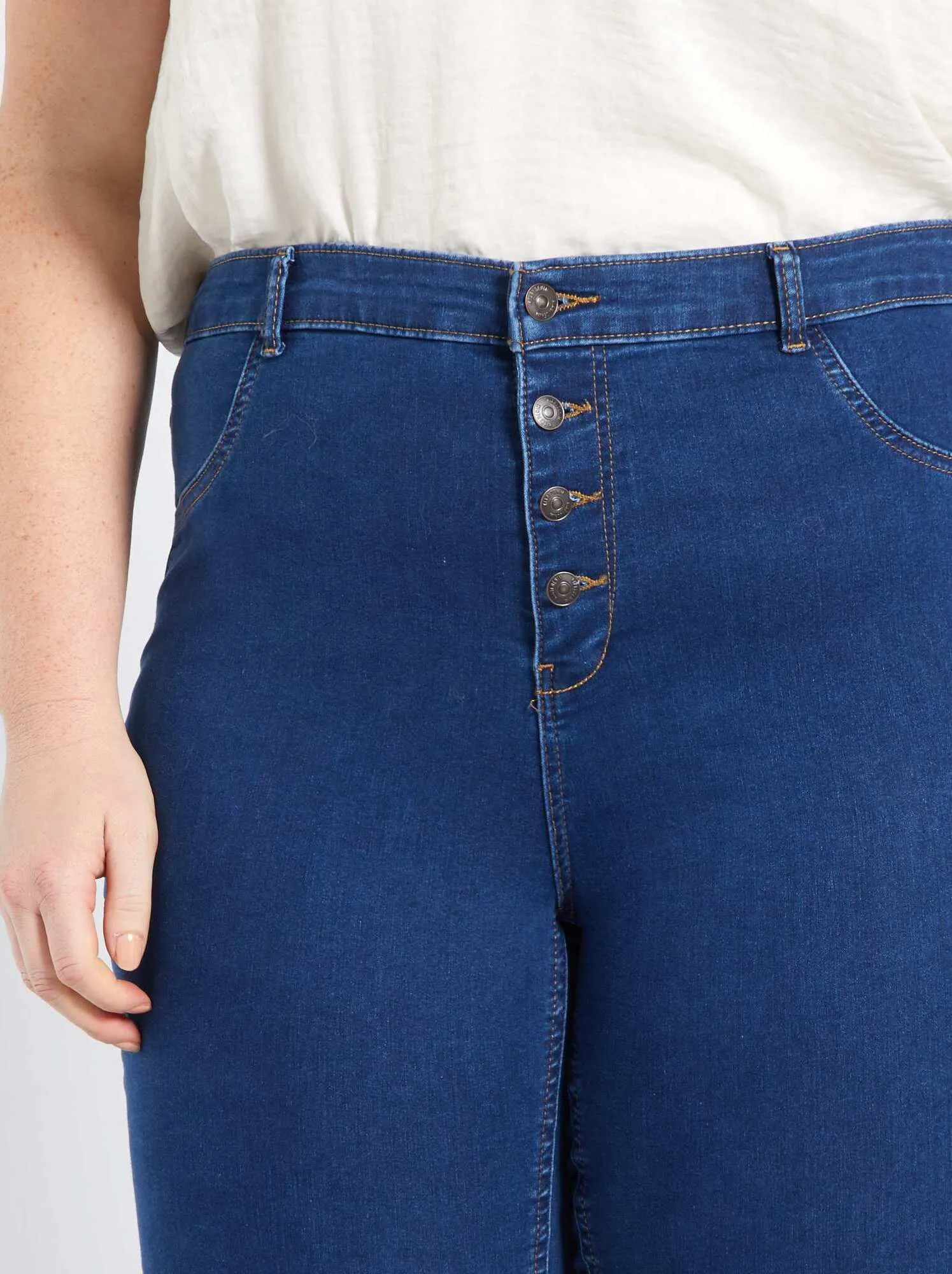 Jeans skinny a vita alta eco-sostenibili - BLU