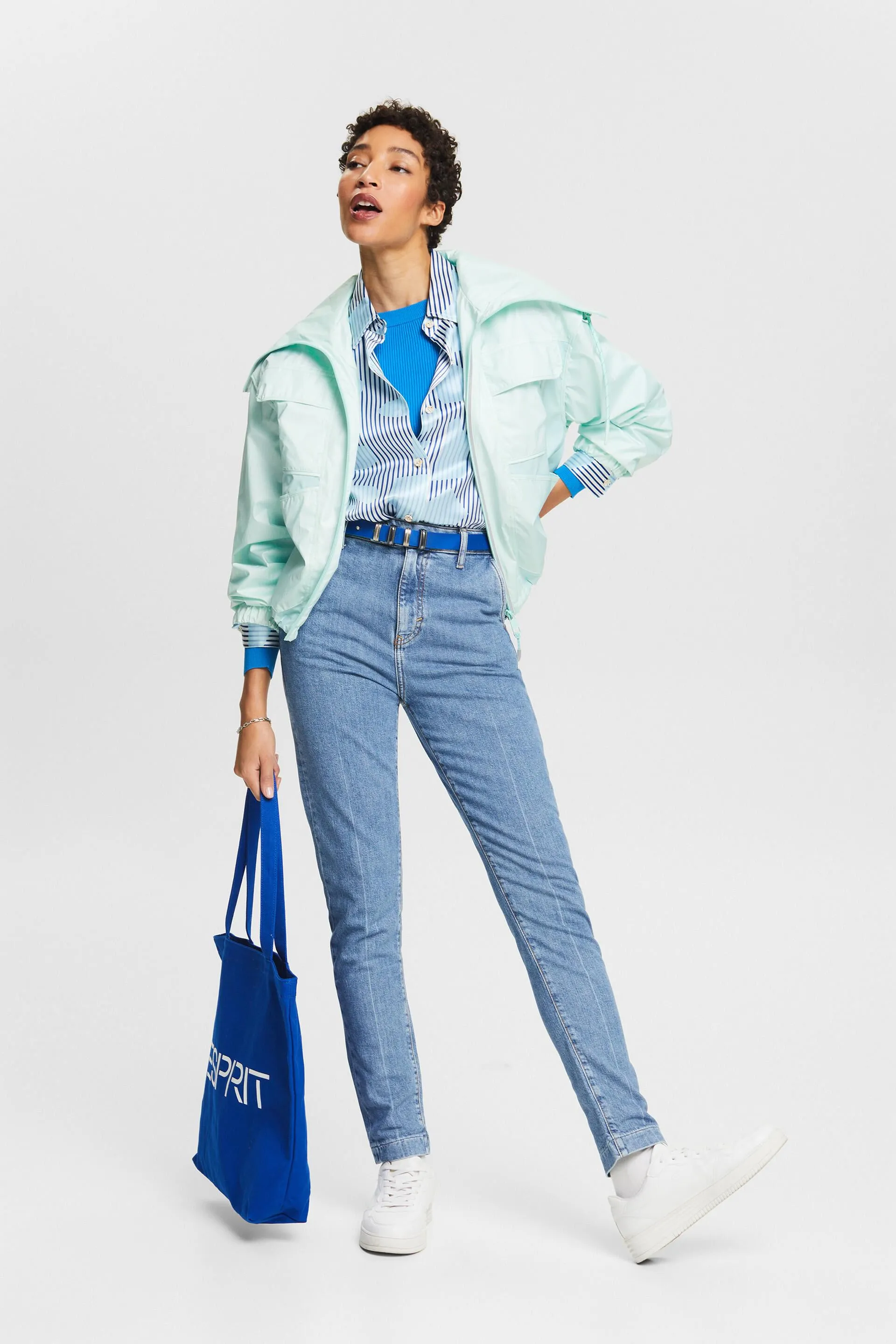 Jeans slim a vita alta
