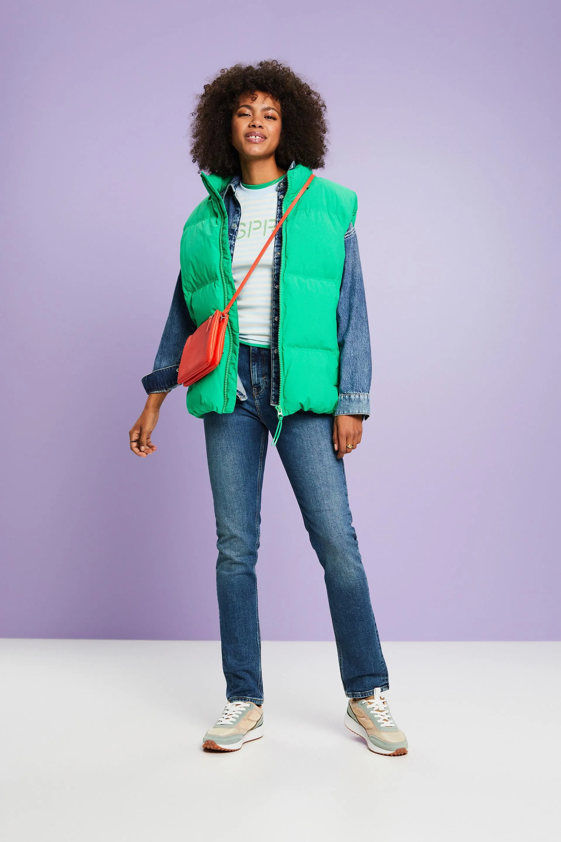 Jeans slim retrò a vita alta