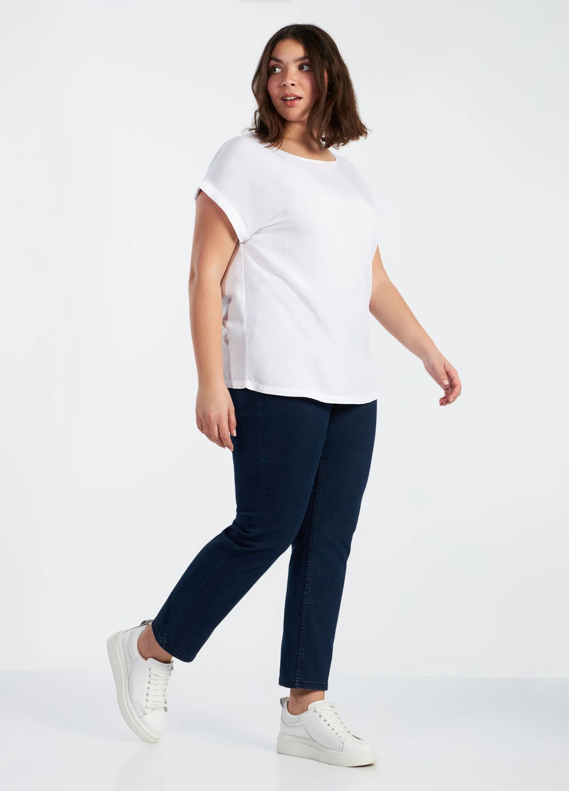 Jeggings a vita alta curvy