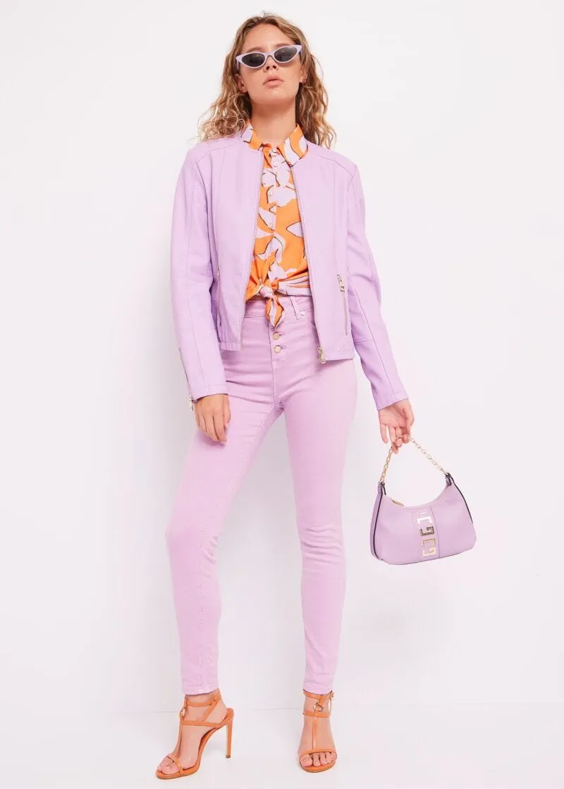Jeggings a vita alta