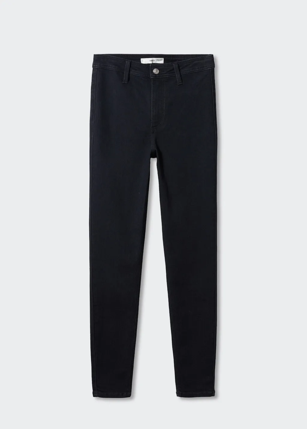 Jeggings di cotone a vita alta