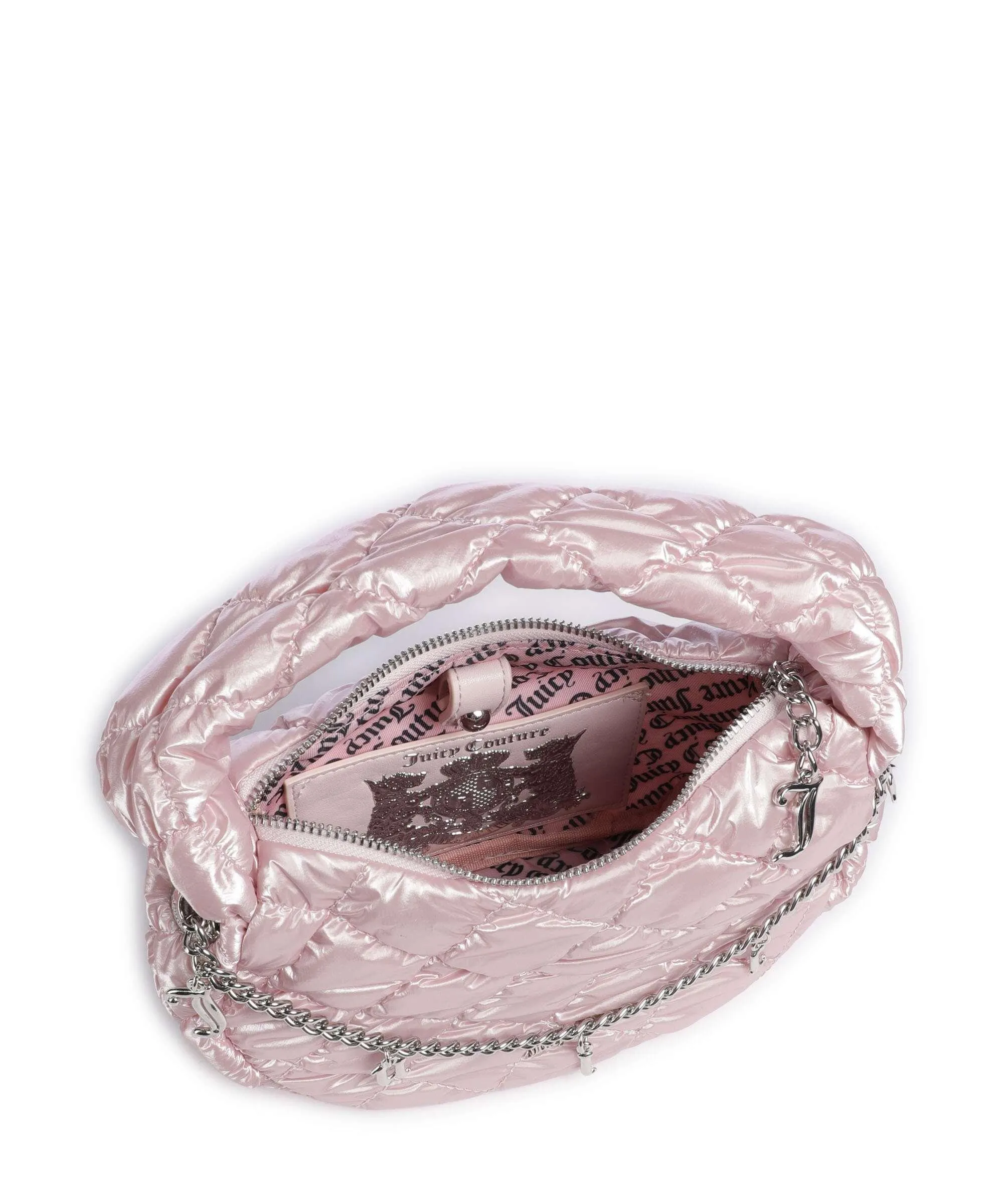  Juicy Couture Isabelle Nylon S Borsa a spalla nylon rosa  