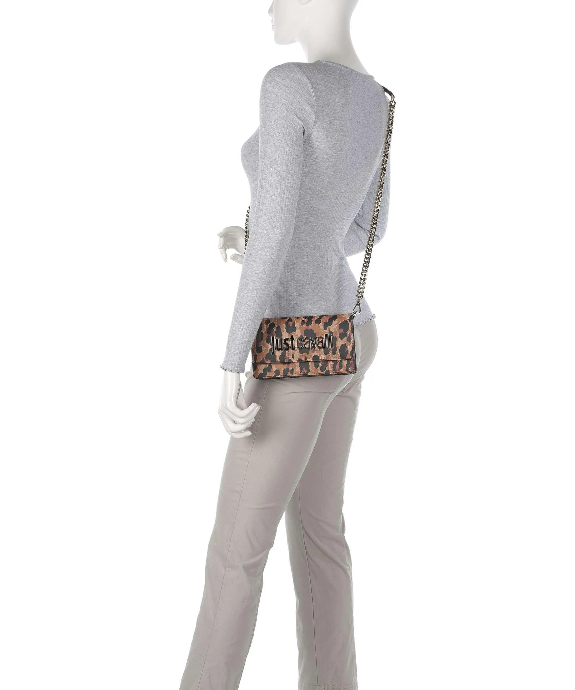  Just Cavalli Range B Style 11 Borsa a tracolla pelle sintetica multicolore  