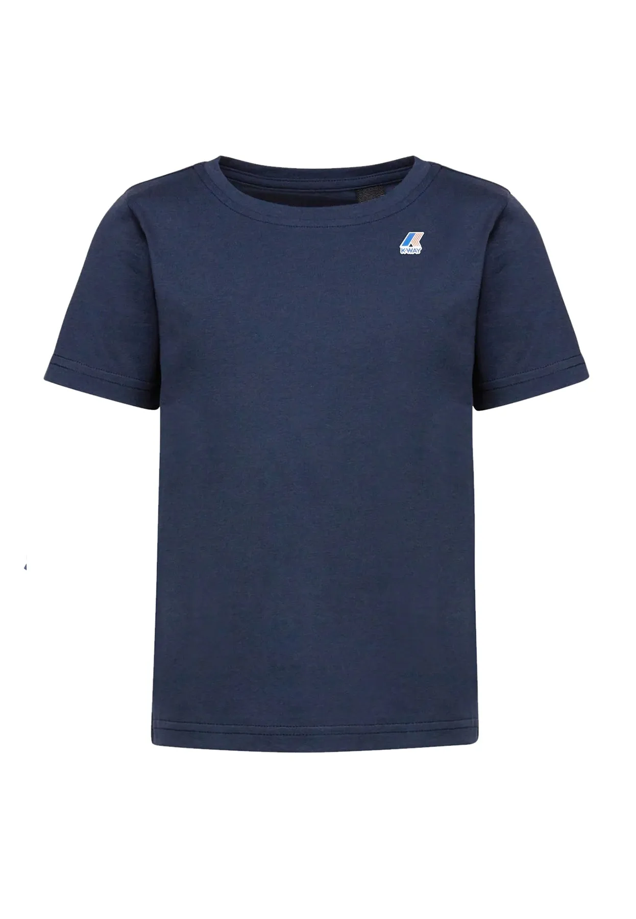 K-Way t-shirt blu bambino in cotone