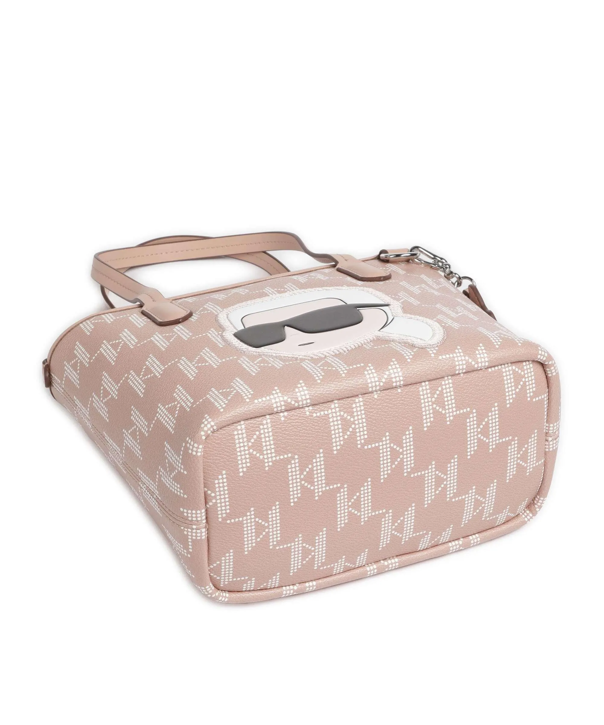  Karl Lagerfeld K/Ikonik 2.0 Borsa a mano pelle sintetica rosa antico  
