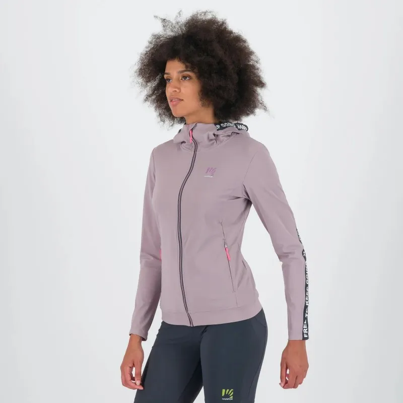 KARPOS EASYFRIZZ W FULL-ZIP HOODIE NIRVANA/OMBRE BLUE