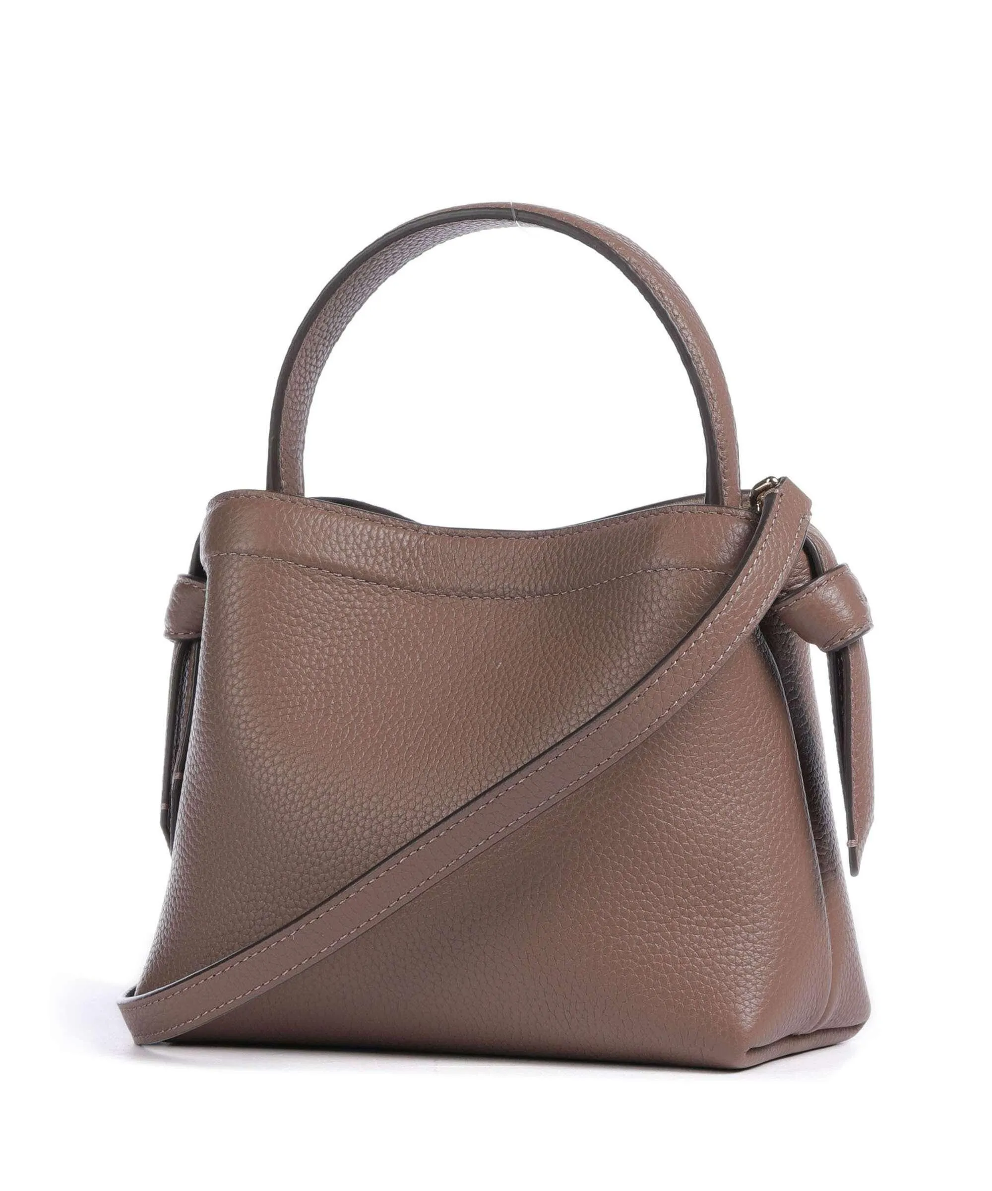  Kate Spade New York Knott Borsa a tracolla pelle granulata marrone  
