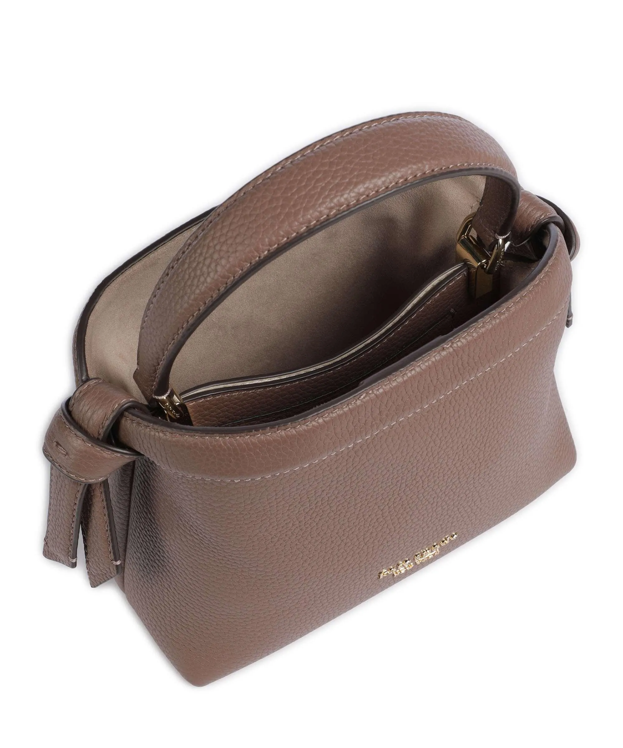  Kate Spade New York Knott Borsa a tracolla pelle granulata marrone  