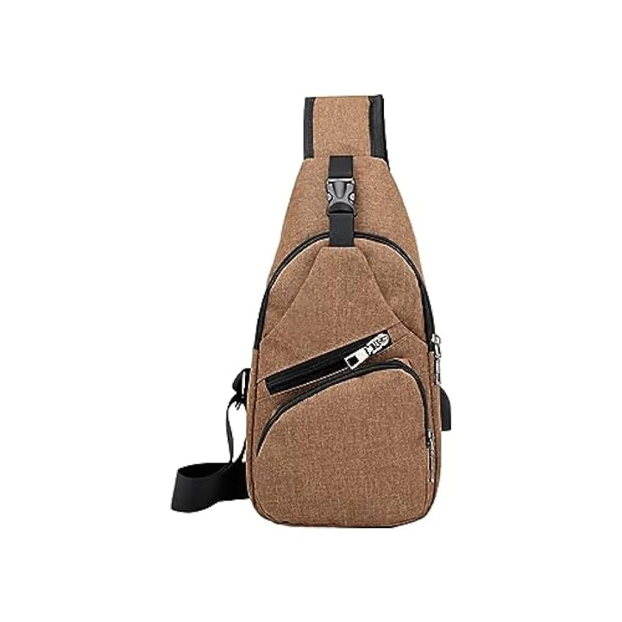 kawehiop Borsa a tracolla leggera per uomo – Borse impermeabili e durevoli per uomo Marsupio in tessuto Marsupio Borsa a tracoll