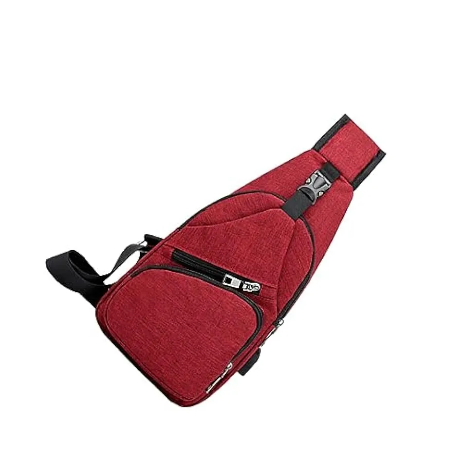 kawehiop Borsa a tracolla leggera per uomo – Borse impermeabili e durevoli per uomo Marsupio in tessuto Marsupio Borsa a tracoll