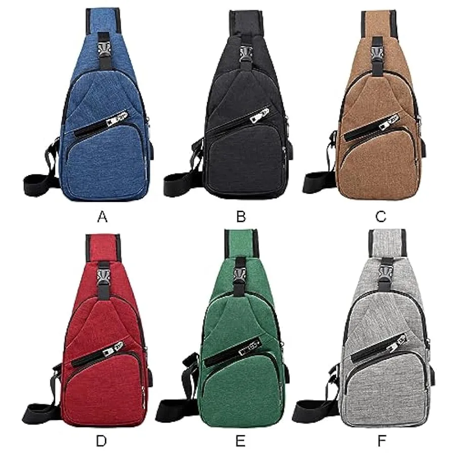 kawehiop Borsa a tracolla leggera per uomo – Borse impermeabili e durevoli per uomo Marsupio in tessuto Marsupio Borsa a tracoll