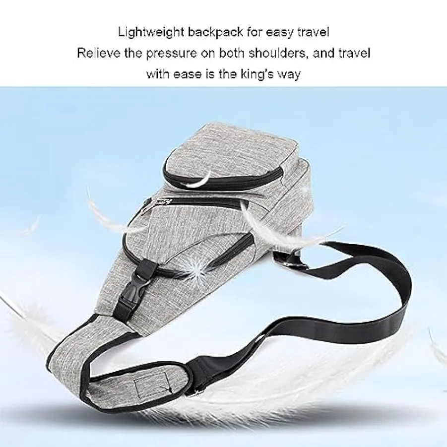 kawehiop Borsa a tracolla leggera per uomo – Borse impermeabili e durevoli per uomo Marsupio in tessuto Marsupio Borsa a tracoll