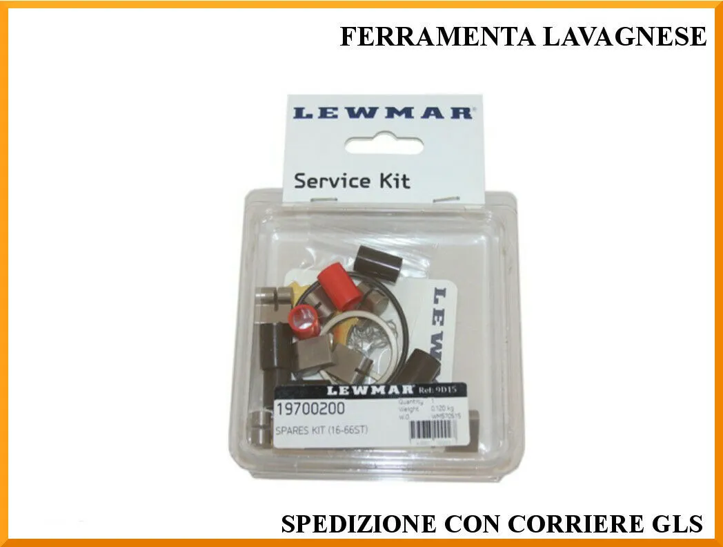 Kit manutenzione lewmar per winch dal 16 ST al 66 ST 19700200 