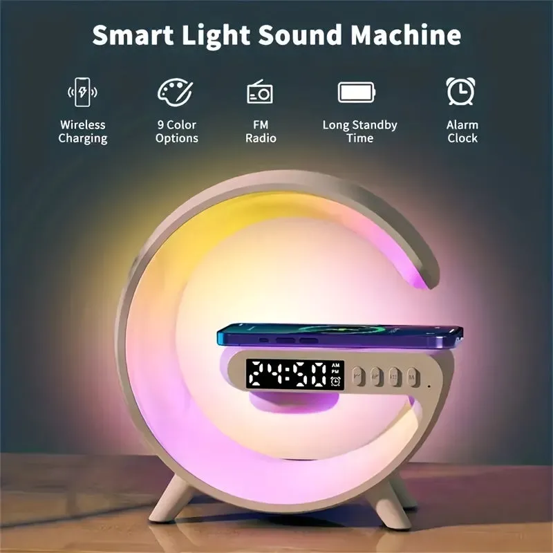 Lampada Di Ricarica Wireless Creativa G-Lamp, Lampada Multiuso Per Camera Da Letto, Ufficio, Decorazioni Per La Casa, Compleanno