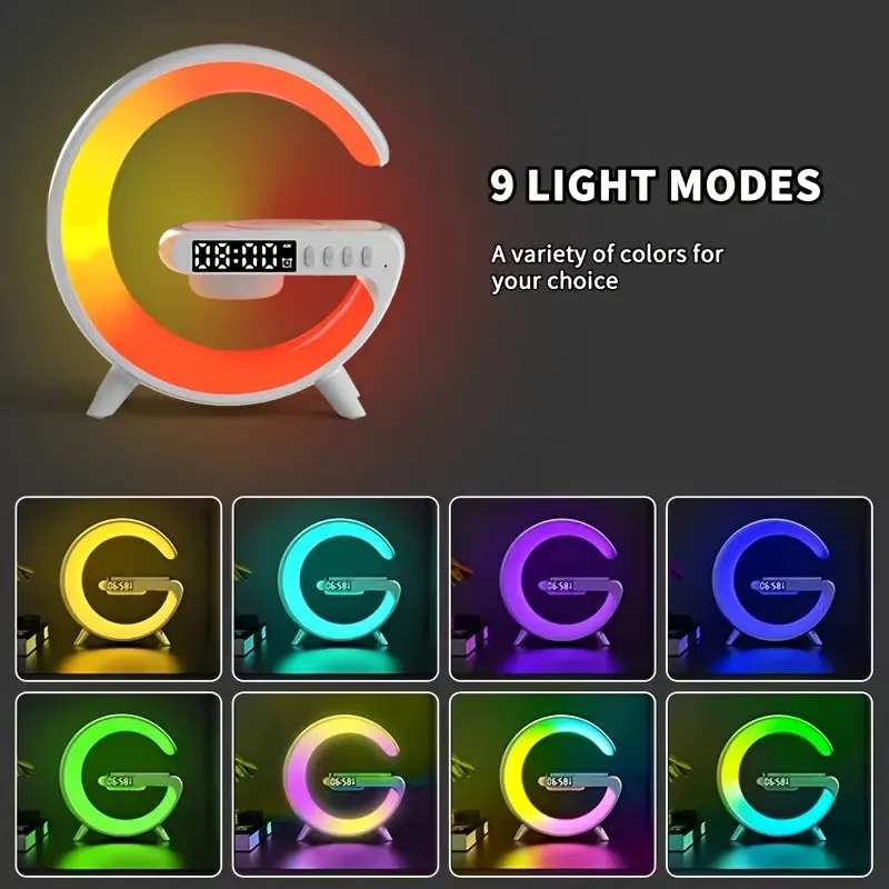 Lampada Di Ricarica Wireless Creativa G-Lamp, Lampada Multiuso Per Camera Da Letto, Ufficio, Decorazioni Per La Casa, Compleanno