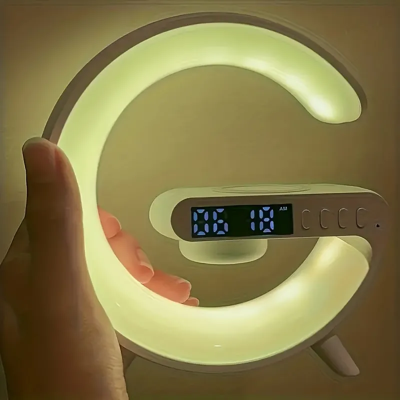 Lampada Di Ricarica Wireless Creativa G-Lamp, Lampada Multiuso Per Camera Da Letto, Ufficio, Decorazioni Per La Casa, Compleanno