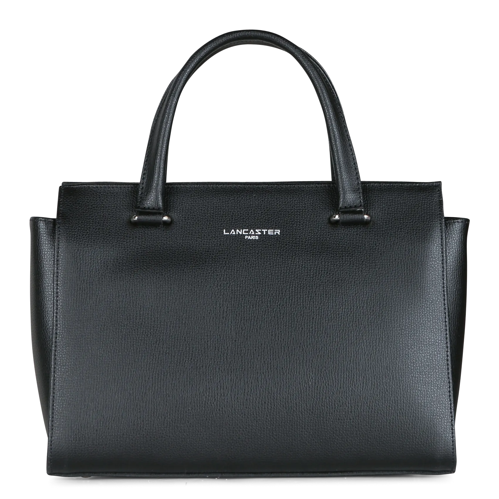 LANCASTER PARIS   SIERRA - Borsa shopper in pelle granaia | Nero