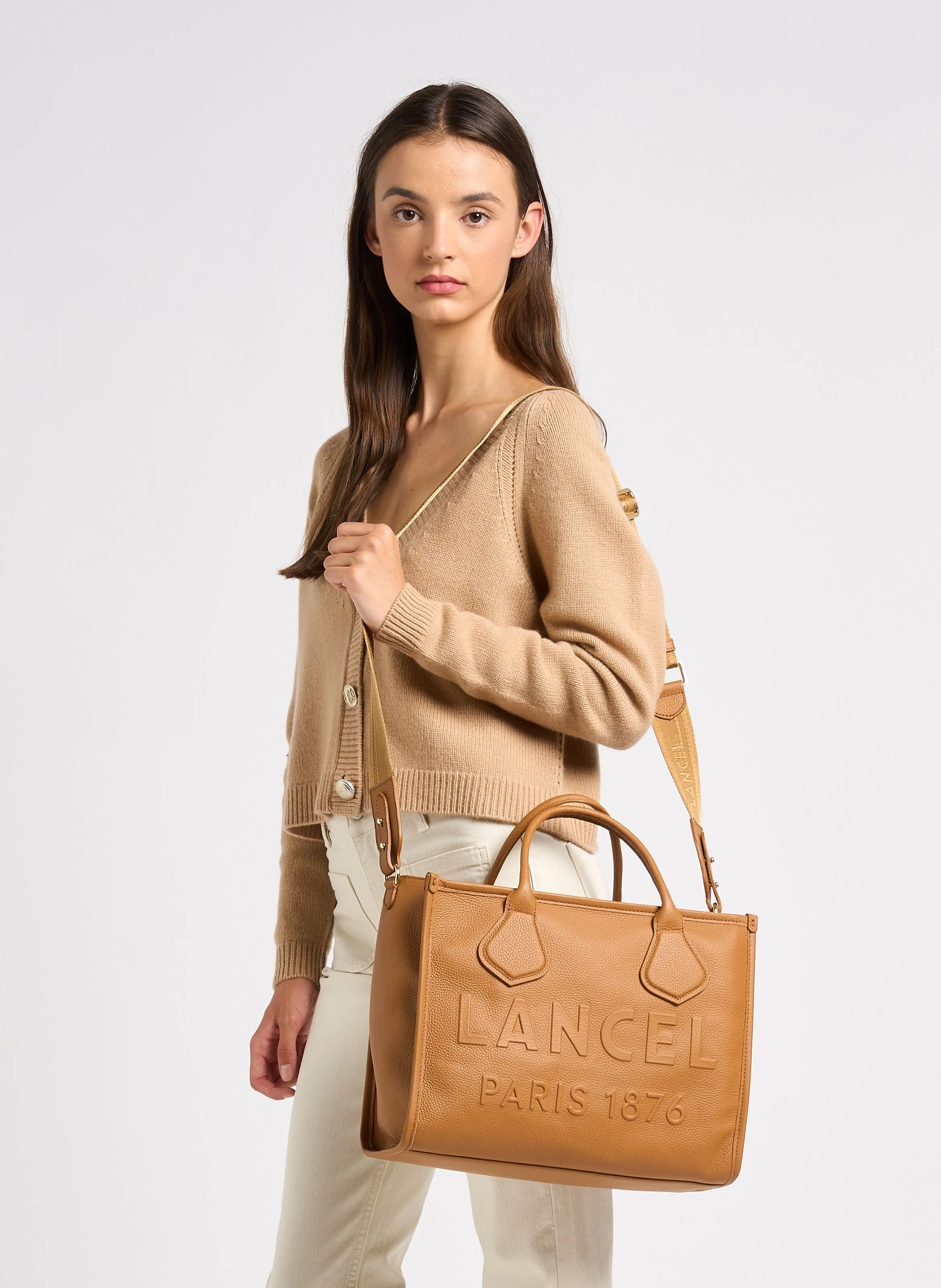  LANCEL   JOUR M - Borsa a mano 24 ore in pelle | Beige