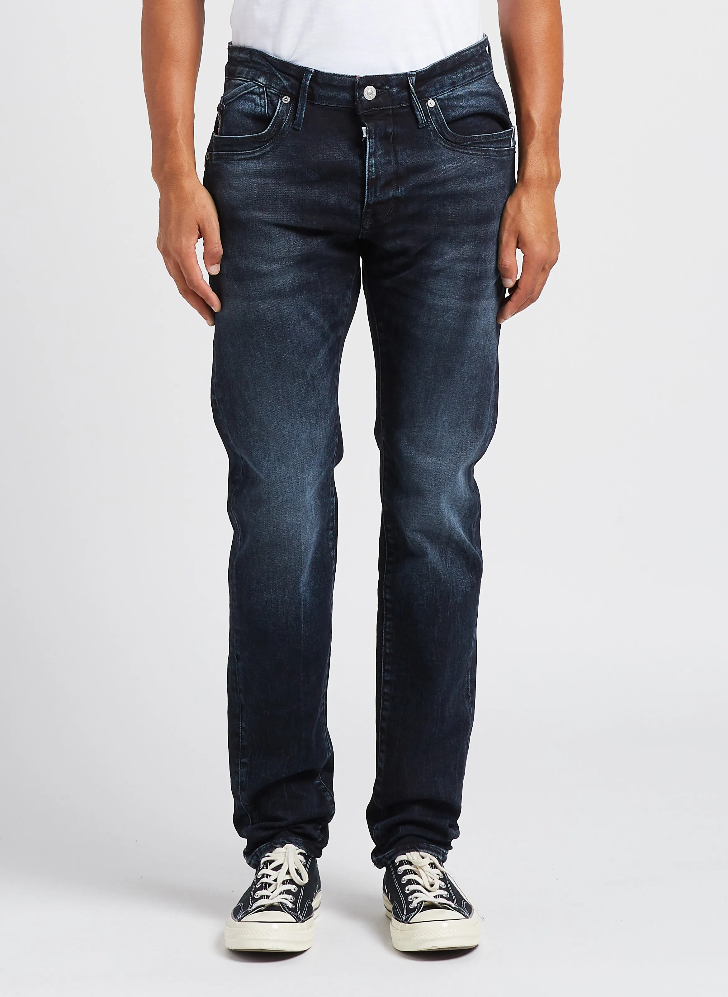  LE TEMPS DES CERISES   FAGON - Jeans slim in misto cotone | Nero
