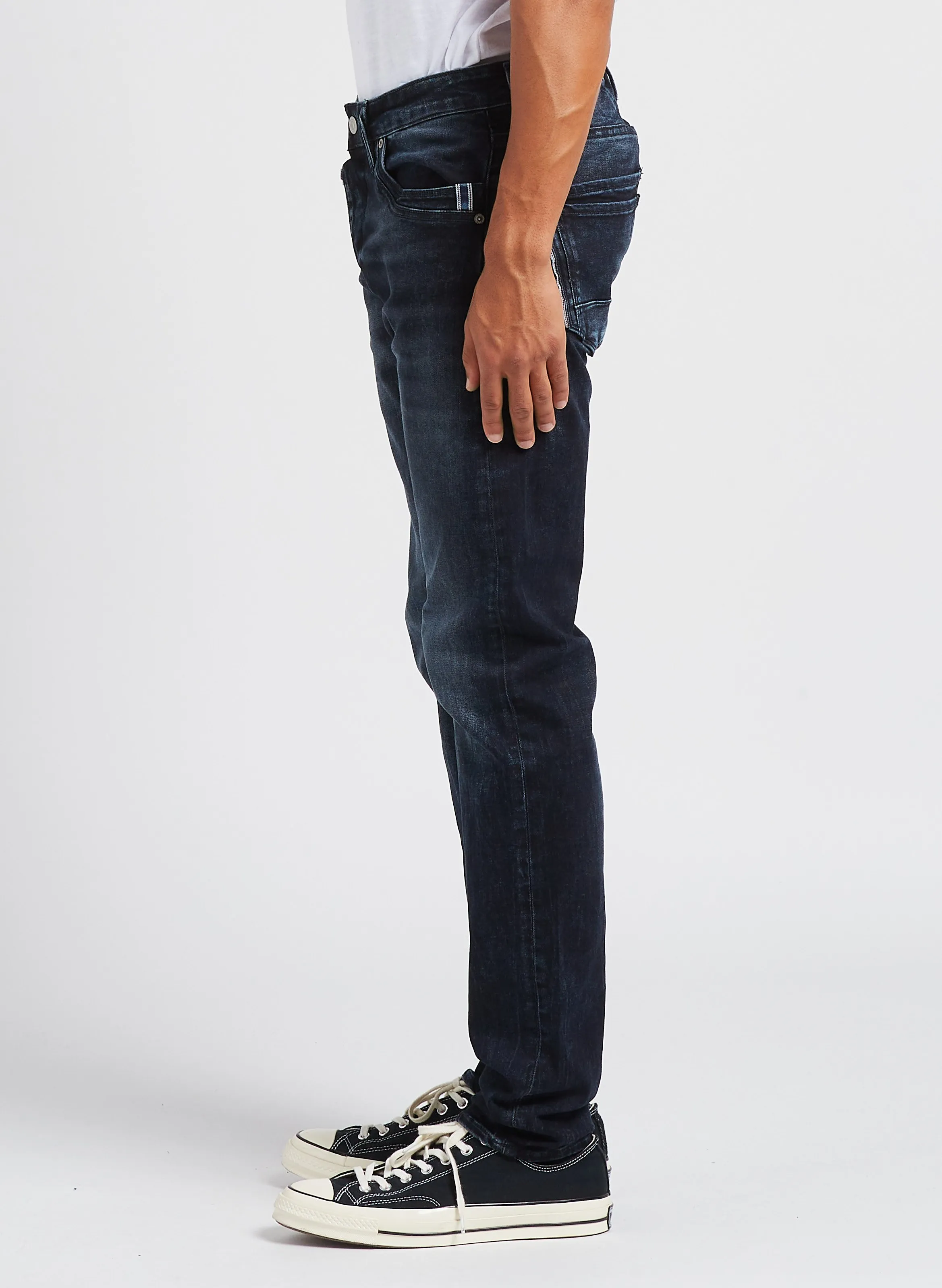  LE TEMPS DES CERISES   FAGON - Jeans slim in misto cotone | Nero