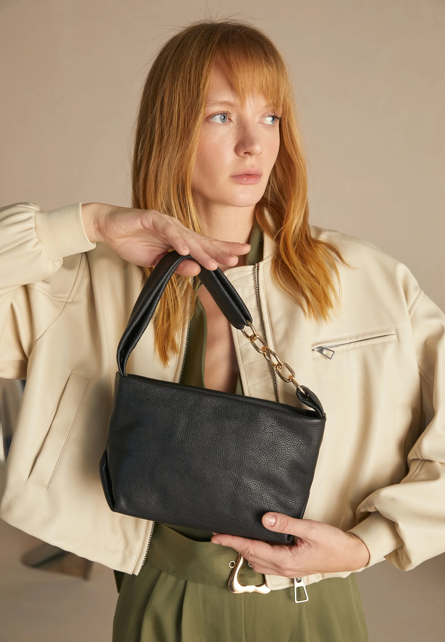 LEATHER - Borsa a mano