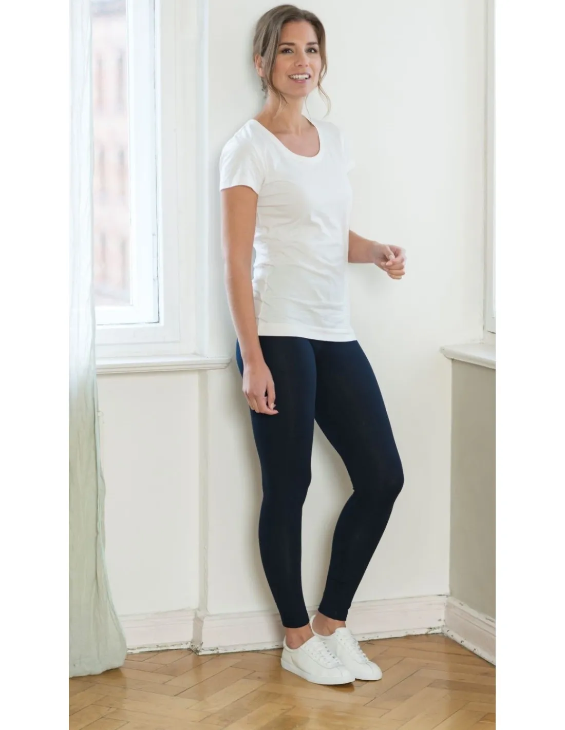 LEGGINGS IN COTONE BIOLOGICO "ANNEDORE"