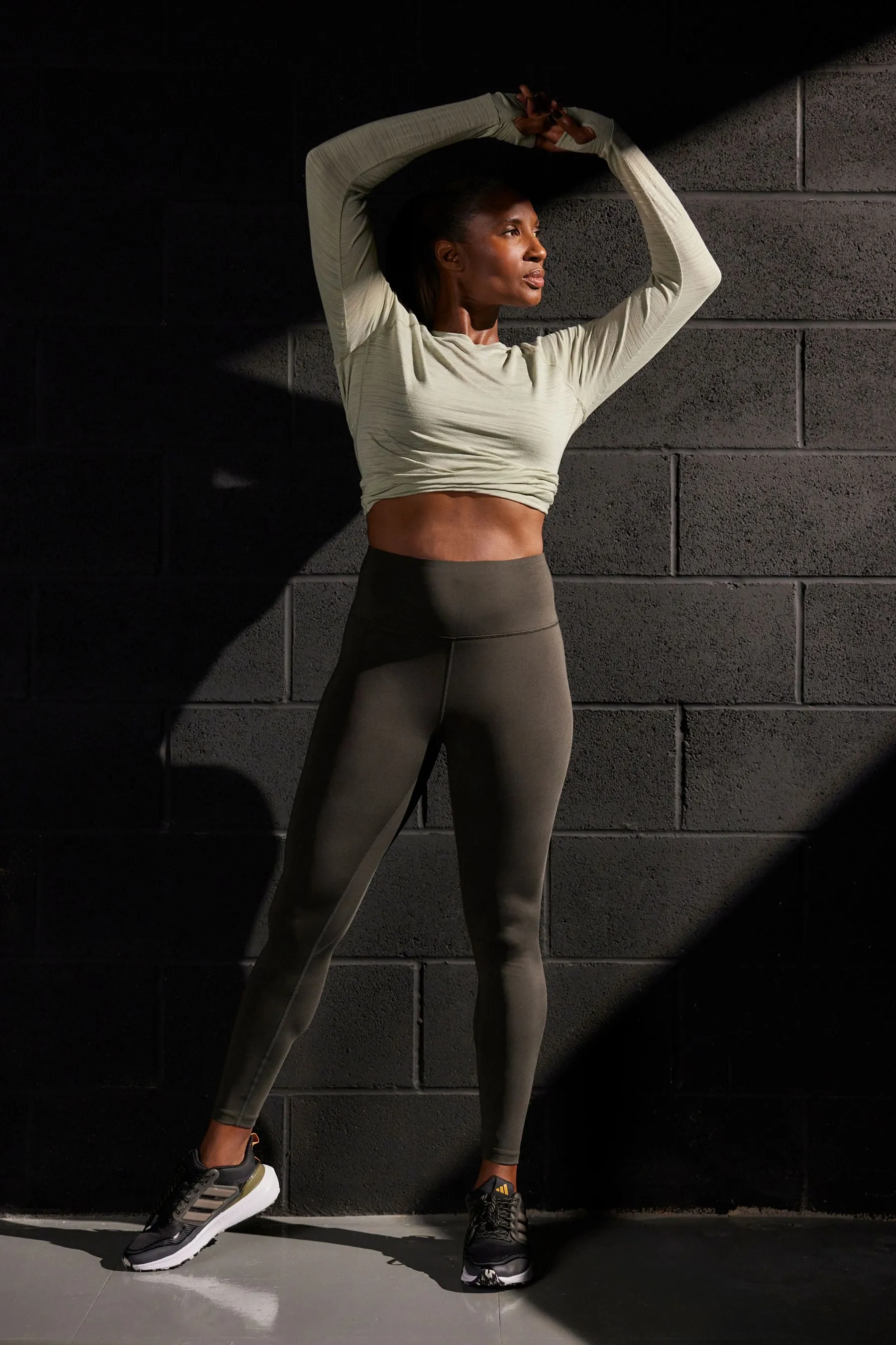 Leggings modellanti sportivi a vita alta