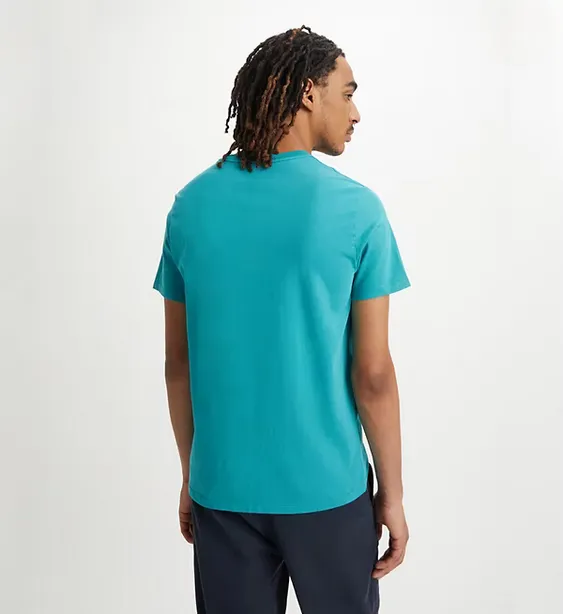 Levi's Original Little Logo short-sleeved crew-neck t-shirt 56605-0165 green-blue slate 